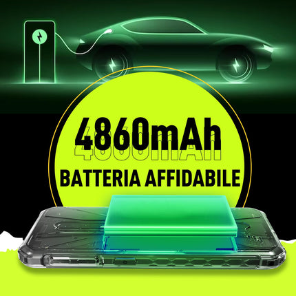 Ulefone Armor X12 Rugged Phone, 6GB + 32GB + 256GB Expandable Rugged Smartphone, Android 13 GO, 4860mAh Battery, 13MP + 8MP, 5.45" HD+, IP68/WIFI 5G/NFC/OTG - Orange