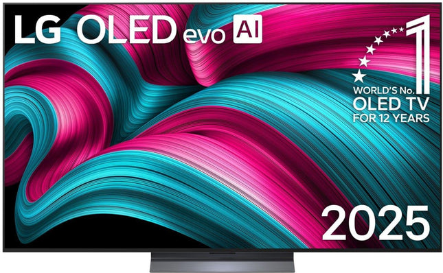 LG OLED65C5ELB teler 65-tolline (165 cm) 4K OLED evo AI-teler (α9 Gen8 4K AI protsessor, webOS 25, 120 Hz (VRR kuni 144 Hz)) [mudeliaasta 2025]