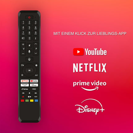 Telefunken QLED-teler, 43-tolline TiVo-toega nutiteler (4K UHD, HDR Dolby Vision, Dolby Atmos, kolmekordne tuuner, 6 kuud HD+ kaasas) QU43TO750S