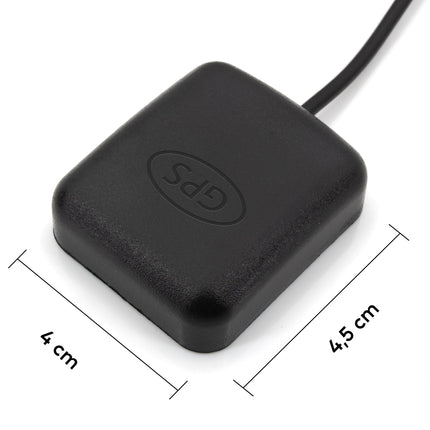 VALTRON GPS-antenn SMA-pistikuga, aktiivne GPS-navigatsiooniantenn autoraadiole, GPS-navigatsioonisüsteem, auto reaalajas jälgimiskaamera, ruuteri lüüs (magnetiga) (V2)