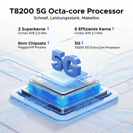 DOOGEE Note 59 Pro+ Android 15 nutitelefon, lukustamata 5G, 512 GB ROM + 36 GB RAM, kaheksatuumaline protsessor, 6250 mAh, 6,75" HD+, 120 Hz värskendussagedus, 50 MP + 8 MP, kahe SIM-kaardiga, lukustamata mobiiltelefonid/OTG/GPS/NFC/sõrmejäljelugeja