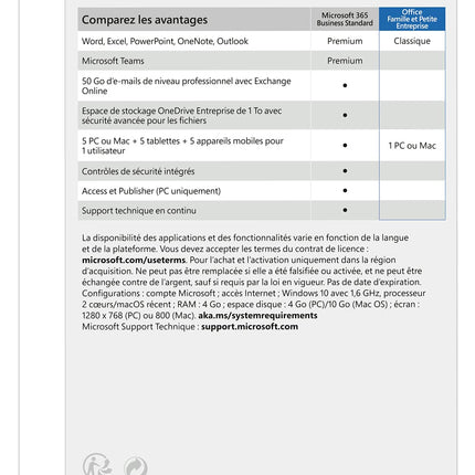 Office Family ja Small Business 2021 | Lõplik ost | 1 PC või Mac | Karp