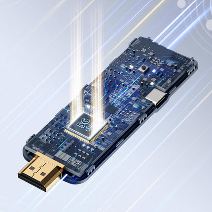 Wireless HDMI Transmitter, TIMBOOTECH Used with Wireless HDMI Kits, 1 RX Paired with up to 8 TX, Foldable Antenna, 5G Streaming of Video and Audio, Wireless HDMI Extender