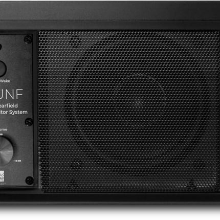 Kali Audio IN-UNF, ülilähivälja monitorisüsteem, täiesti uus kõlarisüsteem, mis põhineb IN-5 ja IN-8 stuudiomonitoridel, töölauakeskkonnad, subwooferi mõõtmed: 49,4 x 15,8 x 13,3 cm, must.