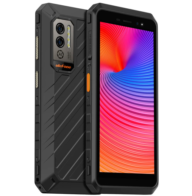 Ulefone Armor X11 PRO Android 12 Outdoor Smartphone Without Contract, 8150mAh Battery, 16MP Underwater Camera, Helio G25 4GB+64GB, 5.45" IP68 Waterproof Mobile Phone, 3-Card Slot, Face Unlock NFC GPS