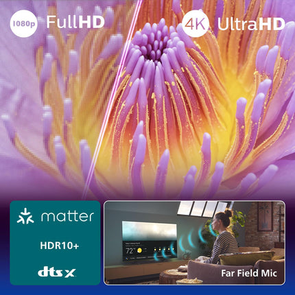Philips 65PUS7200 4K LED Smart TV - 65-inch display with Pixel Precise Ultra HD, Titan OS platform and Dolby Atmos sound - Works with Alexa and Google Assistant