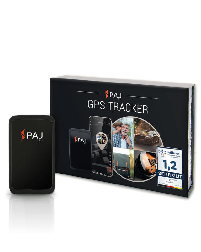 PAJ GPS - All-round Finder - GPS Tracker for children, seniors, cars, motorcycles, real-time tracking, up to 60 days battery life, tracking device for theft protection, alarm notifications, with SOS button