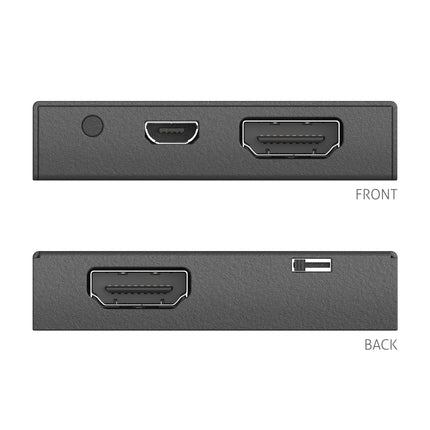 PureTools HDCP muundur koos skaleerimisega, HDCP 2.3 HDCP 1.4-ks, 4K skaleerimine 1080p-ks, 4K (60Hz 4:4:4) ja HDR10 tugi, HDMI 2.0