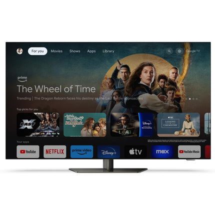 Philips Ambilight 65OLED809 4K OLED nutiteler - 65-tolline ekraan P5 AI Perfect Picture'i, Ultra HD Google TV, Dolby Visioni ja Dolby Atmose heliga - töötab Alexa ja Google Voice Assistantiga