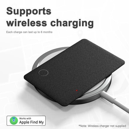 LONGTOO nutika rahakoti jälgija (2 tk), Bluetoothi ​​kadumisvastane õhuke rahakotiotsija, laetav pikamaaotsija, esemete leidja, sobib iPhone'ile (iOS), Apple Find My