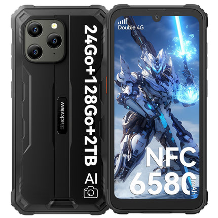 Blackview BV5300 Plus välistingimustes kasutatav nutitelefon ilma lepinguta - 24GB + 128GB / TF 2TB, 6580mAh aku, 6.1" HD+, 13MP, 4G kahe SIM-kaardiga välistingimustes kasutatav nutitelefon, NFC/OTG/GPS/Face ID/kindarežiim/IP69K/2-aastane garantii