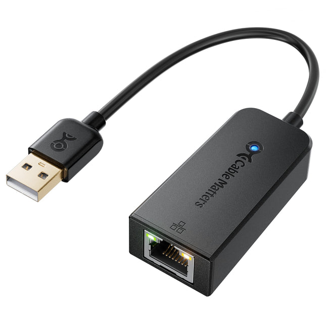 Cable Matters gigabiti USB-Etherneti adapter (USB LAN-adapter/võrguadapter) lülitite, mängukonsoolide ja sülearvutite jaoks - 1000 Mbps