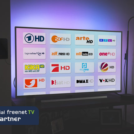 Oehlbach Scope Vision DVB-T2 HD antenn - digitaalne siseantenn - USB toide - aktiivne DVB-T2 võimendi - siseantenn, testi võitja - must