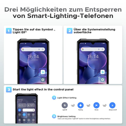 DOOGEE Blade GT Ultra 5G õuetelefon ilma lepinguta, 36 GB RAM + 512 GB ROM, 4nm MediaTek 7300, 100 MP tehisintellektiga kaamera, 6,72-tolline FHD + 120 Hz õuetelefon Android 14, LED-valgus/5500mAh/33W/NFC/Face ID
