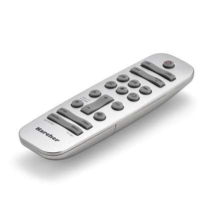 Karcher RA 2050 letialune raadio (FM-raadio, CD-mängija, USB, USB-laadija, taimer, kaugjuhtimispult) hõbedane