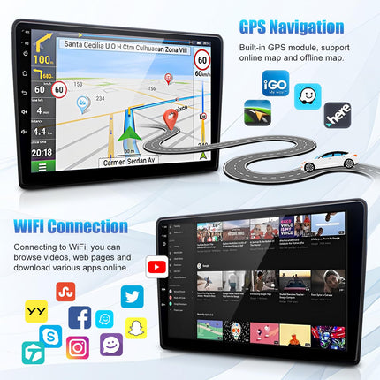 4G+64G Car Radio with Navigation for Mercedes Benz Vito W447 (2014-2020) with Carplay Android Auto, Android 13 Car Radio with 10 inch Screen, Bluetooth Mirror Link WiFi FM/RDS HiFi + Rear View Camera