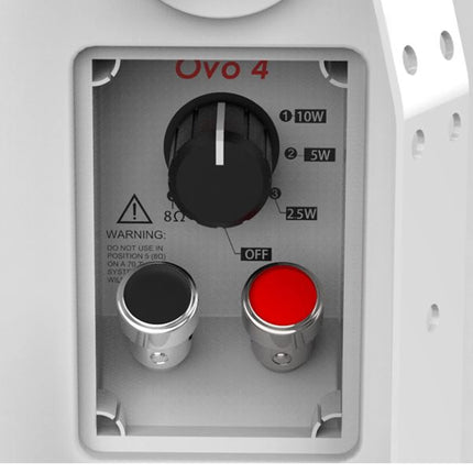 Audibax OVO 4 valge Pareja de Altavoces Pasivos Pared 4 Pulgadas 100v / 8 ohm IP65