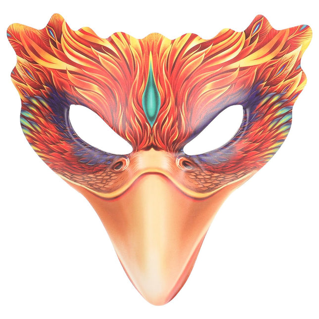 Abaodami halloweeni karnevali maskeraadi linnud loomad tule fööniks cosplay linnumask pika nokaga linnumask varesmask poolmask rekvisiidid pu ainulaadne