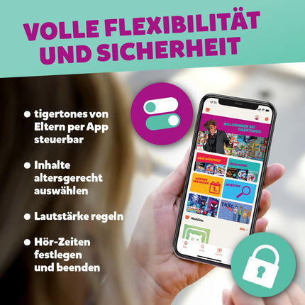 tigermedia tigerbuddies Bluetooth laste kõrvaklapid | Reguleeritav sobivus ja pehmed padjad | Laste kõrvaklapid helitugevuse piirajaga | Pistik ja Bluetooth | 8 tundi juhtmevaba (roheline/oranž)