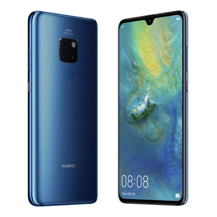 HUAWEI Mate 20 (128GB / 4GB) 6,53" FHD + ekraan Kolmekordne kaamera 4000 mAh aku 4G LTE GSM Kahekordne SIM Globaalne lukustamata (HMA-L29) Rahvusvaheline versioon, Kesköösinine