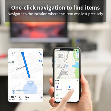 4PCS Air Tag Key Finder, Air Tag Tracker KeyFinder Smart Bluetooth Tag, Waterproof Item Finder Mini Tracker Compatible with Apple Where Is It? APP (iOS only) for Suitcases, Bags, Luggage, Passports