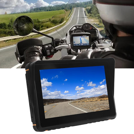 Mootorratta GPS-navigatsioon, veekindel mootorratta GPS-navigatsioon, 7-tolline, stabiilne ühendus, HD-ekraan, puuteekraan, GPS-navigatsioon Carplay jaoks