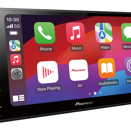 Pioneer SPH-DA77DAB-AN 2DIN meediakeskus, mahtuvuslik 6,8-tolline puutetundlik paneel, WiFi, Bluetoothi, Apple CarPlay, Android Auto ja DAB+ tugi, 13-ribaline graafiline ekvalaiser, DAB-antenn