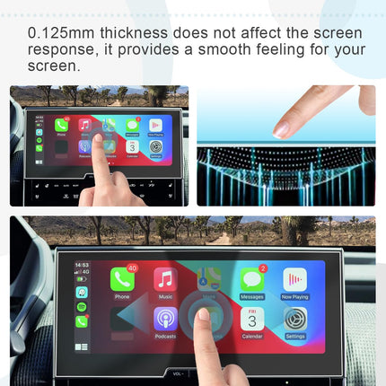 CDEFG Compatible with Toyota bZ4X 2022 2023 2024, Navigation Screen Protector 4H Scratch-Resistant 12.3 Inch GPS Screen Protector Navi Film bZ4X 2024 Accessories [2 Pack]