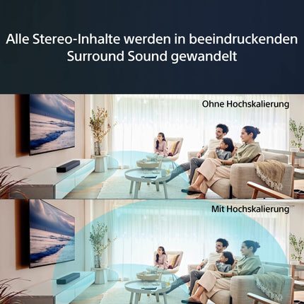 Sony HT-S2000 väike ja kompaktne 3.1-kanaliline Dolby Atmos heliriba telerile Bluetoothiga