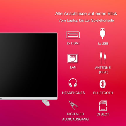 Telefunken 40-tolline TiVo-toega nutiteler (Full HD, HDR, HD+ 6 kuud kaasas, kolmekordne tuuner) XF40TO750S-W
