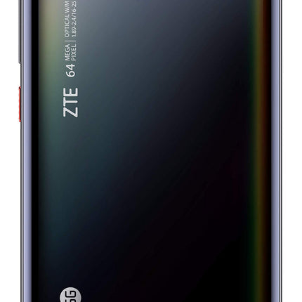 ZTE nutitelefon AXON 11 5G (16,43 cm (6,47 tolli) AMOLED pisarakujuline ekraan, 128 GB sisemälu ja 6 GB muutmälu, 64MP põhikaamera, 20MP esikaamera, NFC, 5G, Android 10) must