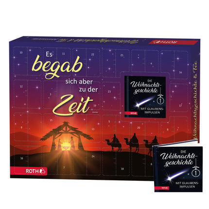 ROTH Tea Advent Calendar "The Christmas Story" 2023 filled with high-quality tea blends