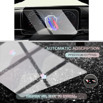 CDEFG Mercedes C-klass W206 GLC X254 2022 2021 2023 2024 auto navigatsiooni kaitsekile karastatud klaasist 9H kriimustuskindel 12,3-tolline GPS läbipaistev ekraanikaitse navi kile lisatarvikud (armatuurlaud)
