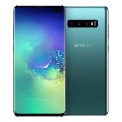 Samsung Galaxy S10+ nutitelefon (16,3 cm (6,4 tolli) 128 GB sisemälu, 8 GB muutmälu, prismaroheline) - [Standard] saksa versioon