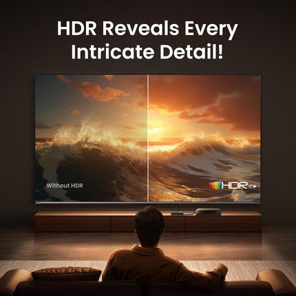 NEWCARE HDMI-lüliti 3 sisse-1 väljundiga koos 2,6 jala pikkuse kaabliga, 4K@60Hz HDMI-jaotur 3 sisse-1 väljundiga, 3-pordiline HDMI-lüliti jaotur, mis toetab Dolby Atmos HDR10-t