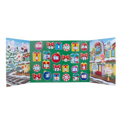 Pokémon PKW3623 - lahingufiguuri advendikalender 2024, ametlik Pokémoni kalender 24 üllatusega, vanuses 4 ja vanemad