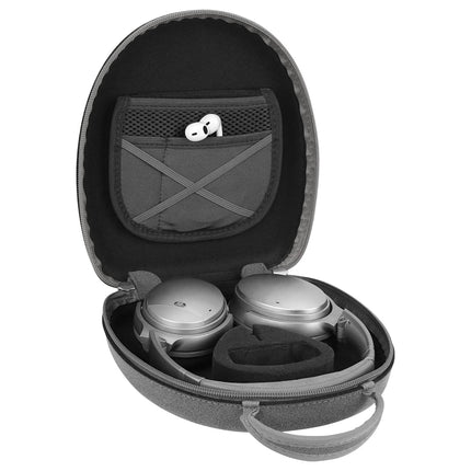 Geekria kõrvaklapiümbris Bose NC 700, QuietComfort 35 II, QC35 II, QC25, Grado SR80, SR80e, SR60, SR60e, Parrot Zik 3, Zik 2 kõrvaklappidele, peakomplektiümbris, kõva kandekott