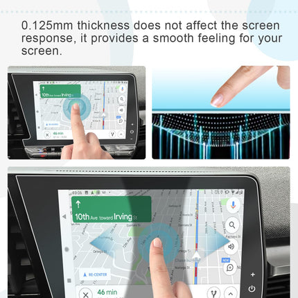 CDEFG Compatible with Renault Austral/Megane E-Tech Hybrid 2024 2022 2023 Navigation Screen Protector ETech 4H Scratch-Resistant 12 Inch GPS Screen Protector Navi Film Austral ETech Accessories 2 Pack
