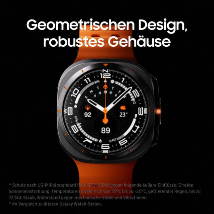 Samsung Galaxy Watch Ultra Smartwatch, Fitness Watch, Fitness Tracker and Activity Tracker, 47 mm, LTE, Titanium White, Includes 36-Month Manufacturer's Warranty