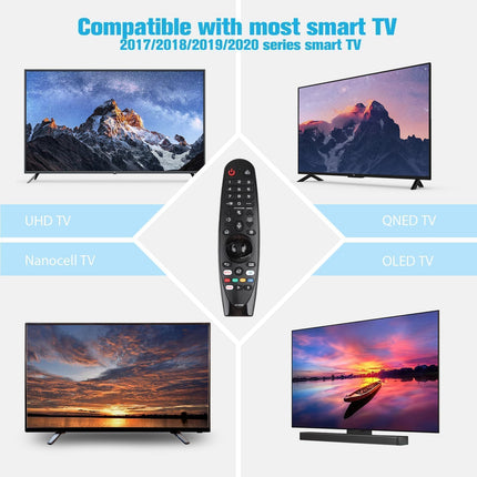 Kaugjuhtimispult LG AN-MR20GA AN-MR19BA AN-MR18BA jaoks, maagiline kaugjuhtimispult kursori ja häälfunktsiooniga, hääljuhtimispult LG nutiteleritele LED, OLED, NanoCell ja 4K UHD