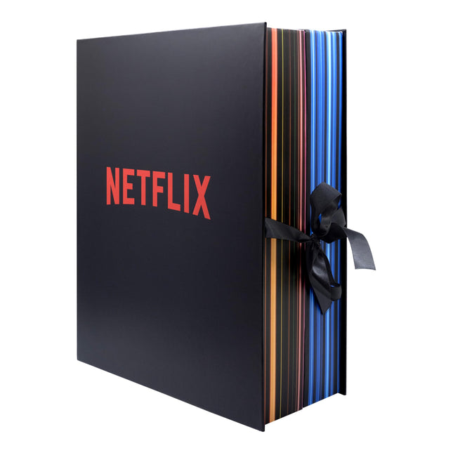 YuMe 15309 - Netflixi kinkekarp, advendikalender heliefektidega, vanuses 16+, 24 üllatust 7 populaarsest Netflixi sarjast