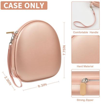 PAIYULE Case for Sony WH-CH720N WH-CH520 WH-1000XM4 Wireless Bluetooth Noise Cancelling Over The Ear Headphones, Carrying Case Organizer Travel Bag Pouch (Box Only) (Rose Gold)