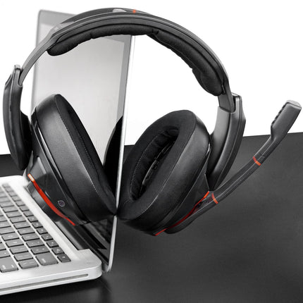 SOULWIT jahutusgeeliga vahetuskõrvapadjad Sennheiser GSP500, GSP550, GSP600, GSP 670, EPOS H6 Pro, GSP601, GSP602 mängukõrvaklappidele, vahetuspadjad mürasummutava vahuga