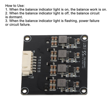 5S 6S 7S 1.2A Active Equalizer Balancer, Inductive NCM Li-Ion Lifepo4 LFP Lithium Battery Balancer Power Transfer Board with Balance Instruction and High-Precision BMS Balancing Protection (5S)