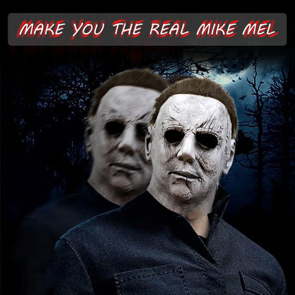 SHOWHEEL Halloween Kills Mask, Latex Horror Killer Masks Scary Cosplay, with Bloody Knife, Full Head Halloween Face Masks, Horror Face, Horror Cosplay Mask for Halloween/Carnival/Theme/Party