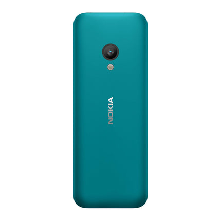 Nokia 150 versioon 2020 põhitelefon (2,4 tolli, 4 MB sisemälu (laiendatav kuni 32 GB MicroSD-kaardi abil), 4 MB RAM, kahe SIM-kaardiga) tsüaansinine