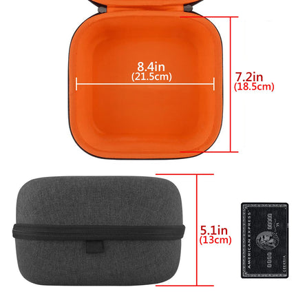 Geekria Headphone Case for Sony MDR-Z1R, MDR-Z7M2, JVC HA-SZ2000, HA-SZ1000e, harx700, Denon AH-D9200, AH-D5200, Hard Carrying Case (Black)