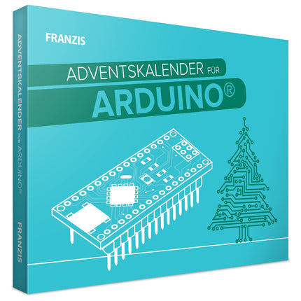 FRANZIS 55110 - Arduino advendikalender, ehita nutikas piparkoogimaja 24 päevaga, sisaldab 56-leheküljelist kasutusjuhendit, jootmist pole vaja