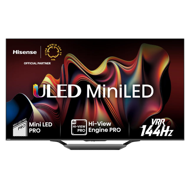 Hisense 75U7NQ 189cm (75-inch) TV, 4K Mini LED ULED HDR Smart TV, Quantum Dot, 120Hz/ 144Hz VRR, HDMI 2.1, Game Mode Pro, Dolby Vision IQ &amp; Atmos, Bluetooth, Alexa Built-in, Anthracite, [2024]
