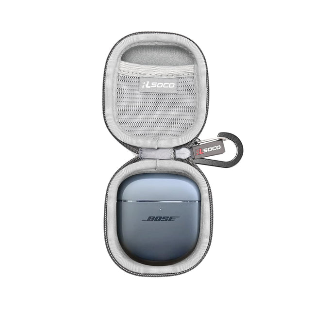 RLSOCO kandekott Bose QuietComfort Earbuds II/Earbuds 2 ja Bose QuietComfort Ultra kõrvasiseste kõrvaklappide jaoks